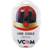 VCOM USB 2.0 hosszabbító kábel, 5m, fekete (A/A)  (CU-202-B-5) (CU-202-B-5) - USB hosszabbító