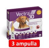 Vectra 3D XS Spot-On - 3db ampulla 1,5 - 4 kg-os kutyáknak