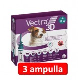 Vectra 3D XS Spot-On - 3db ampulla 4 - 10 kg-os kutyáknak