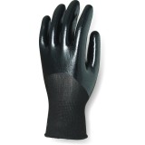 védőkesztyű mártott fekete nitril 8 1niab