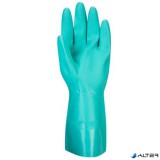. Védőkesztyű, nitril, vegyszerálló, hosszúszárú, XL méret "Nitrosafe"