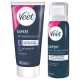 Veet - intim szőrtelenítő krém és hidratáló hab nőknek (50+50ml)