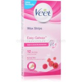 Veet Wax Strips Wax Strips szőrtelenítő gyantacsík shea vajjal és bogyós aromákkal 12 db