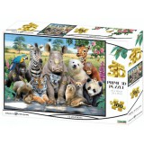 Vega Toys Állati osztálykép 500 darabos 3D puzzle