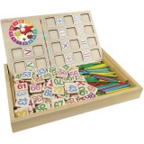 Vega Toys Rajztábla fadobozban kiegészítőkkel