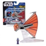 Vega Toys Star Wars: Ginivex-osztályú vadászgép és Asajj Ventress figura (SWJ0005)