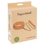 Vegan Fetish - nyakörv és póráz (parafa)