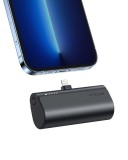 VEGER PlugOn Powerbank Lightning csatlakozóval 5000mAh PD20W fekete (W0556P)