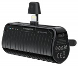 VEGER powerbank 5000 mAh Lightning PlugOn PD QC3.0 3A 20W W0558P fekete