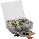 Vegyes építőkocka készlet (alapkockák) | építőkocka készlet | 300 db építőkocka | Q-BRiCKS®