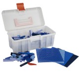 Vegyes kék építőkocka készlet (alapkockák) | építőkocka készlet | 600 db építőkocka | Q-BRiCKS®