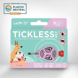 Vegyszermentes ultrahangos kullancs- és bolhariasztó medál kutyáknak és macskáknak, TICKLESS - pink
