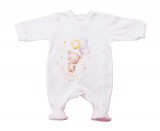 Vékony, pamut, elöl patentos rugdalózó Maci mintával