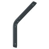 Velano Polctartó konzol fém íves 125x150mm fekete