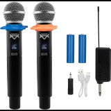 Veles-X Dual Wireless Handheld Microphone Party Karaoke System with Receiver (DWHM)
