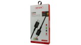 Ven-Dens VD-DCB02, USB C apa-apa, 1.8 m, 240 W, Fekete, Gyorstöltő Adatkábel