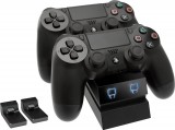 Venom Twin Docking, PlayStation 4, DualShock, LED, Fekete, Kontroller töltőállomás
