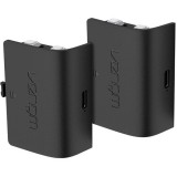 Venom Twin Rechargeable Battrery Pack, Xbox Series X|S, Xbox One, 3 m kábel, Fekete, Akkumulátor készlet