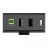 VENOM XBOX Series X Kiegészítő 3 portos USB HUB Fekete, VS2884 VS2884