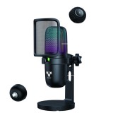 Ventaris GMCO-10 gaming USB Asztali Mikrofon - Fekete (GMCO-10)