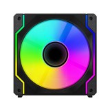 Ventaris VGCF120-1F-B Tempest RGB PWM Számítógép Hűtő Ventilátor - Fekete (VGCF120-1F-B)