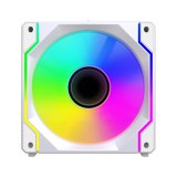 Ventaris VGCF120-1F-W Tempest RGB PWM Számítógép Hűtő Ventilátor - Fehér (VGCF120-1F-W)