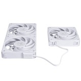 Ventilátor lian li uni fan p28 pwm 3db-os pack, 120mm, fehér uf-p28120-3w