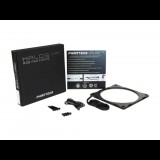 Ventilátor rács PHANTEKS Halos Lux 14cm RGB led Alu Fekete (PH-FF140RGBA_BK01)