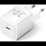 Vention 1-Port USB-C GaN Charger (30W) EU-Plug, White (FEZW0-EU)