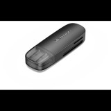 Vention 2-in-1 USB 3.0 A Card Reader(SD+TF) Black Dual Drive Letter (CLGB0)