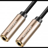 Vention 3.5mm (F) to 3.5mm Jack (F) Audio Extension Cable 0.3M Red Metal Type (BFABY)