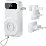 Vention 5-in-1 10000mAh Travel Power Bank 22.5W White LED Display Type (FHXW0)