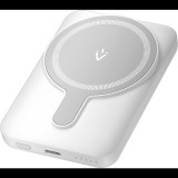 Vention 5000mAh Magnetic Wireless Power Bank 20W White Light Indicator Display Type (FHSW0)