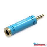 VENTION 6.5mm FeM to 3.5mm M Adapter Blue