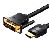 Vention ABFBG 1,5 M HDMI A-típus (Standard) DVI-D Fekete video átalakító kábel