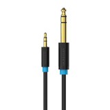 Vention BABBI audio kábel 3 M 3.5mm 6.35mm Fekete (BABBI)