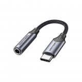 Vention BGMHA audio kábel 0,1 M 3.5mm USB C-típus Szürke