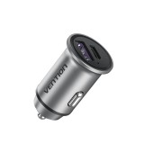 Vention Car charger USB-A+C 2port 30W Grey FFFH0