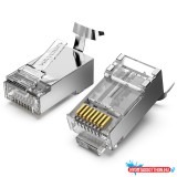 VENTION Cat.7 FTP RJ45 Dugó Átlátszó 10 Pack