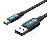 Vention COMBD USB kábel USB 2.0 0,5 M USB A Mini-USB B Fekete