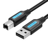 Vention COQBD USB kábel USB 2.0 0,5 M USB A USB B Fekete
