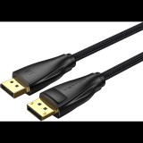 Vention Cotton Braided DP 1.4 (Display Port) 1.5m Black (HCCBG)