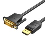 Vention Display Port - DVI átalakító kábel 1,5m fekete (HAFBG) (HAFBG)