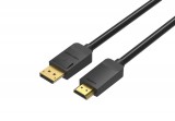 Vention Displayport male to HDMI A male cable 1,5m Black HADBG