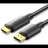 Vention DisplayPort Male to HDMI Male 4K HD Cable, 3 m, fekete (HFOBI)