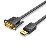 Vention DisplayPort to DVI Cable DP to DVI-D 24+1 Cable 1m Black HAFBF