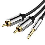 Vention jack 3.5 - 2db RCA sztereó audio kábel 5m (BCFBJ)