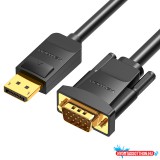 VENTION KÁBEL DP to VGA Kábel 2M Black