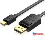 VENTION KÁBEL Mini DP to DP Kábel 2M Black