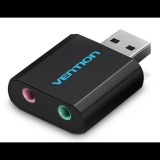 Vention külső hangkártya fekete (VAB-S17-B) (VAB-S17-B)